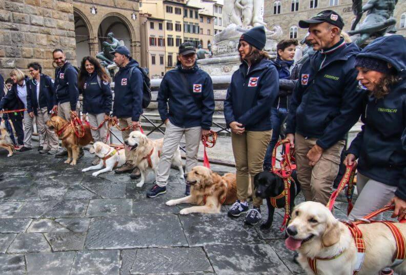 Firenze: i cani bagnino protagonisti in Sala D’Arme