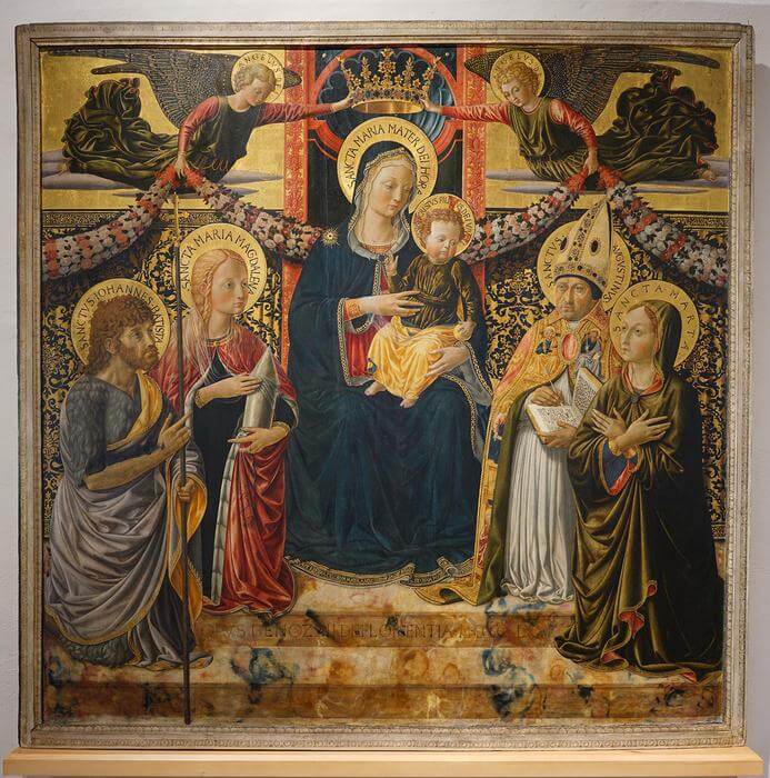 Restauro per la pala ‘Madonna con Bambino e Santi’