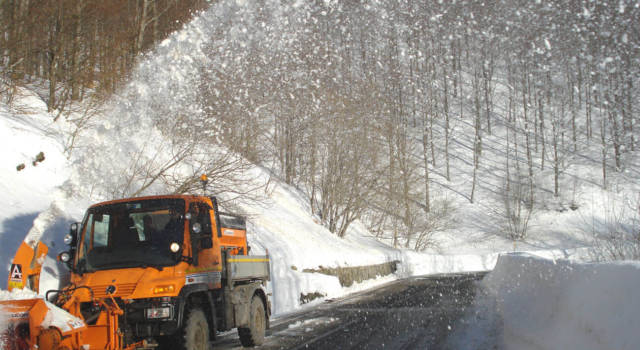 Piano neve: in arrivo 1milione e 400mila euro dalla Giunta