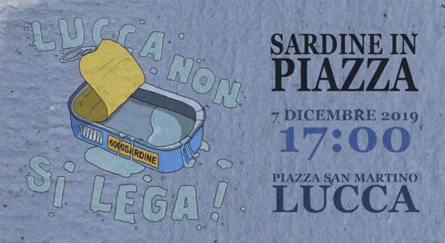 &#8220;Lucca non si Lega&#8221;, le sardine nella città della Mura