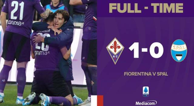 La Fiorentina soffre, ma torna a vincere: 1 a 0 con la Spal
