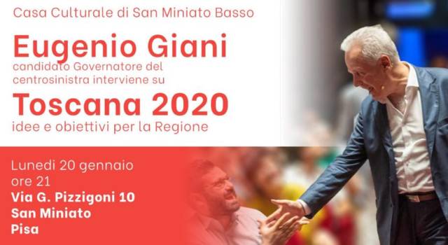 Al via la campagna elettorale regionale, domani la &#8220;prima&#8221; per Eugenio Giani