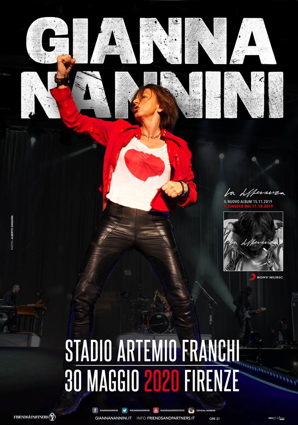 Gianna Nannini, il 30 maggio un concerto speciale allo Stadio Artemio Franchi di Firenze
