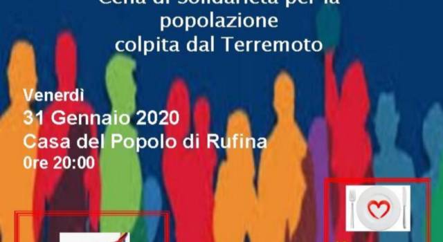 Rufina: “Insieme per il Mugello” domani cena di solidarietà