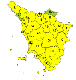Vento forte di grecale, in Toscana è allerta gialla dalle 13 alla mezzanotte di domenica 19 gennaio