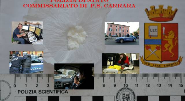 Droga e crimine, i servizi della Polizia a Carrara