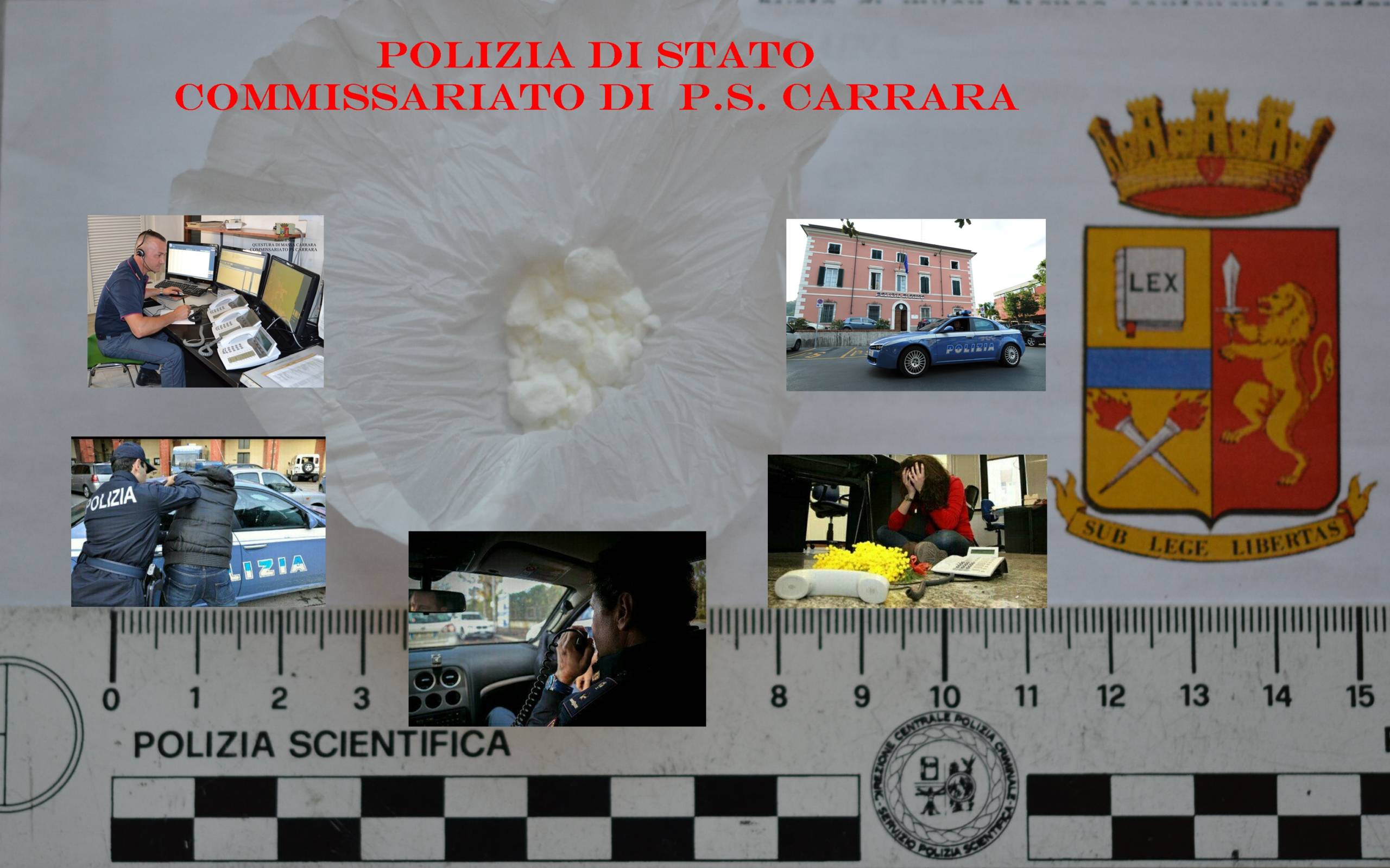 Droga e crimine, i servizi della Polizia a Carrara
