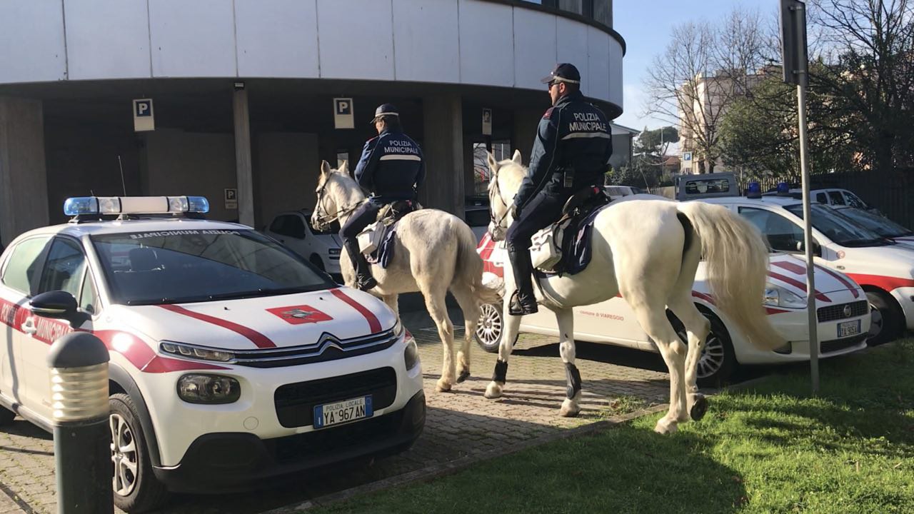 Polizia Municipale di Viareggio, ottimi risultati della pattuglia a cavallo
