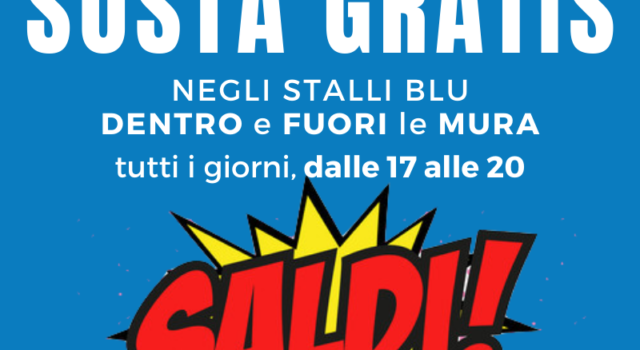 Saldi, a Lucca un mese di parcheggi gratuiti per attrarre persone in centro storico