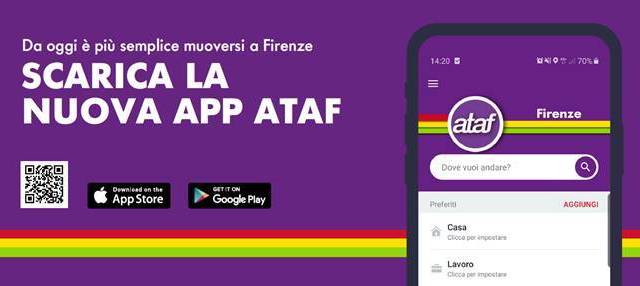 Da oggi è più semplice muoversi a Firenze con l’App ATAF