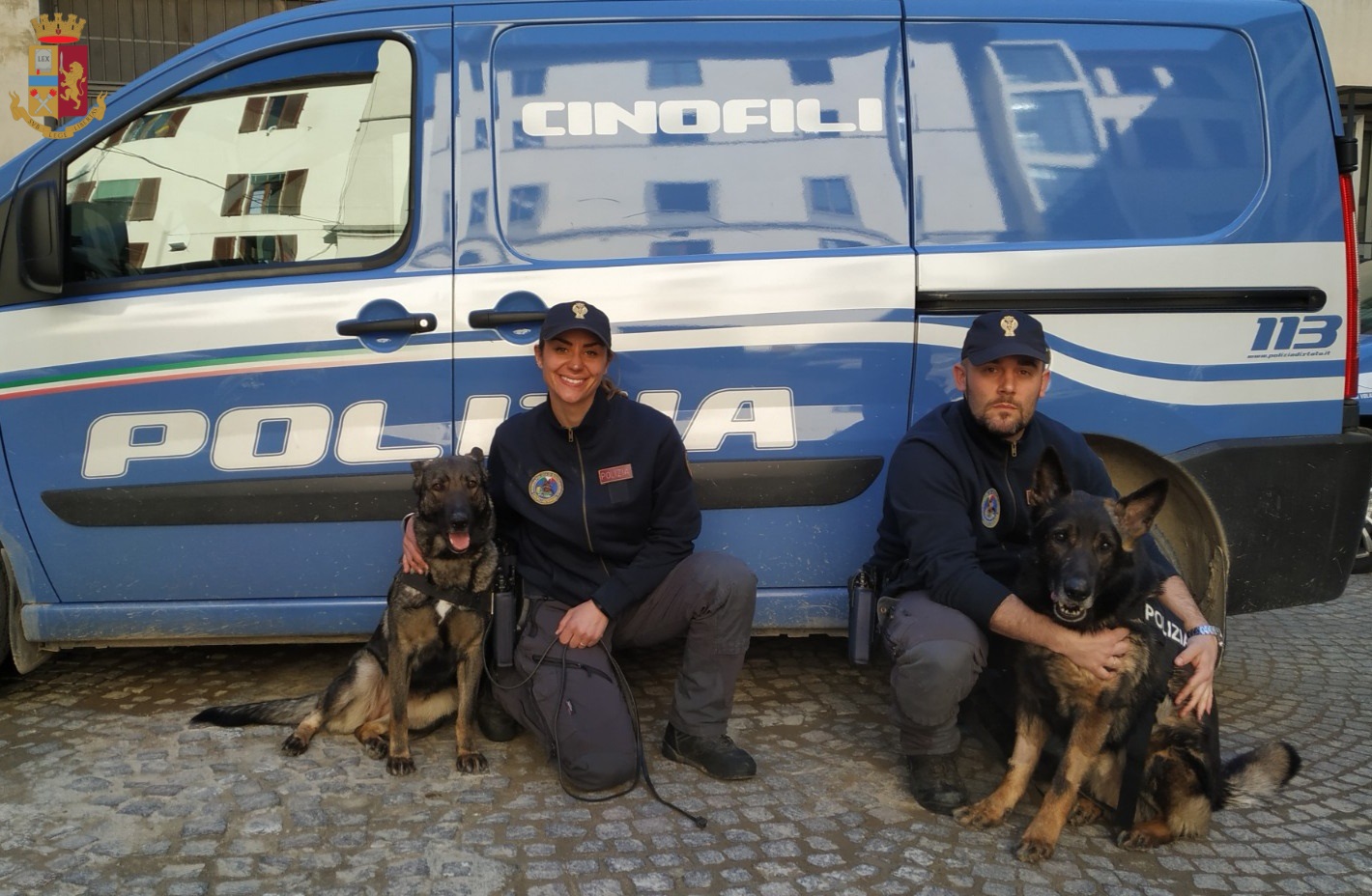 La Polizia di Stato sequestra 6 chili e mezzo di hashish alle Cascine: la droga è stata scoperta sottoterra dai cani antidroga
