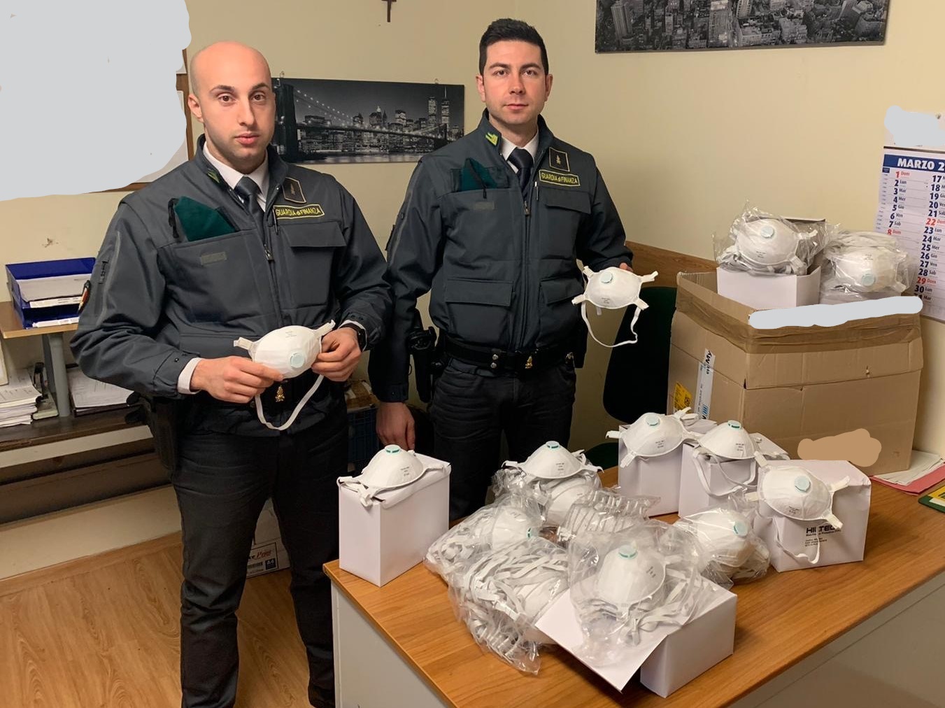 137mila mascherine sequestrate dalla GdF nel fiorentino