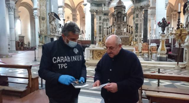 Il Comando Carabinieri Tutela Patrimonio Culturale intensifica i servizi preventivi nei luoghi della cultura durante l’emergenza COVID-19