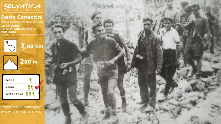 Escursioni per l’anniversario della Liberazione di Livorno, 18 e 19 Luglio “Terra di lupi, banditi e partigiani”