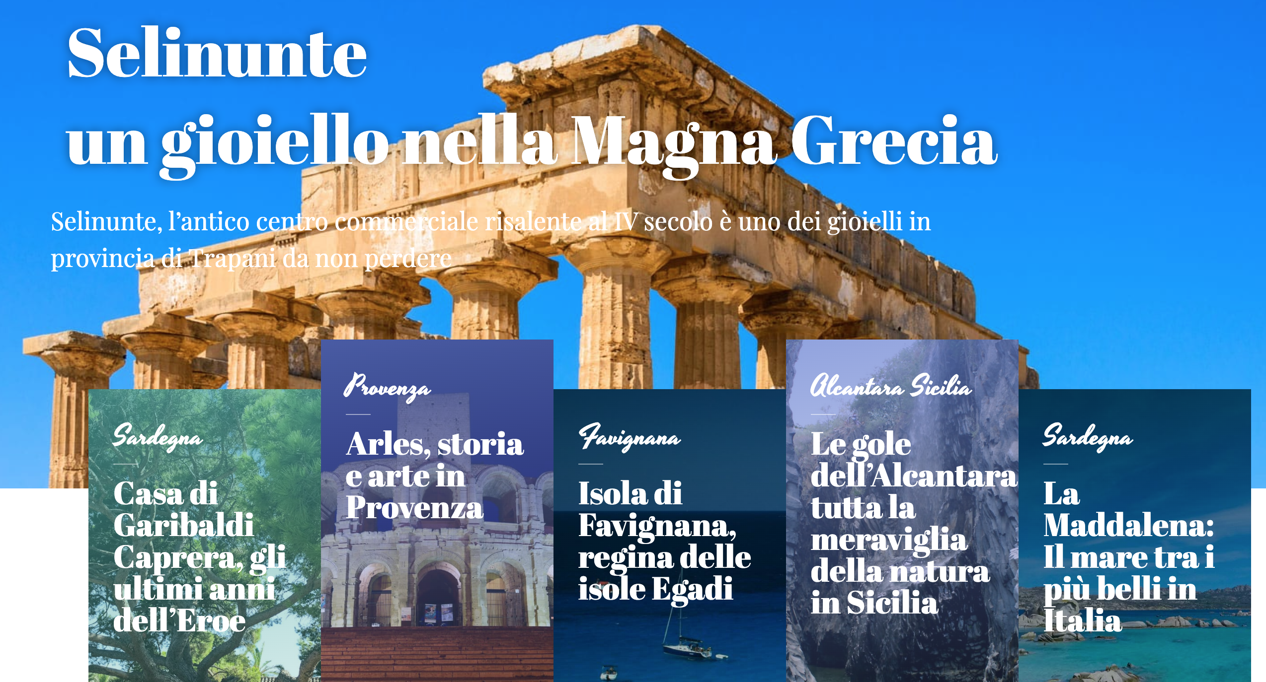 Un nuovo Blog di viaggi in Italia: Dovevado.net