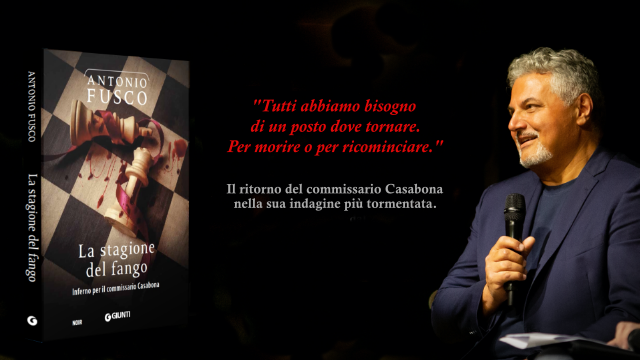 “La stagione del fango, inferno per il Commissario Casabona”: il nuovo libro di Antonio Fusco