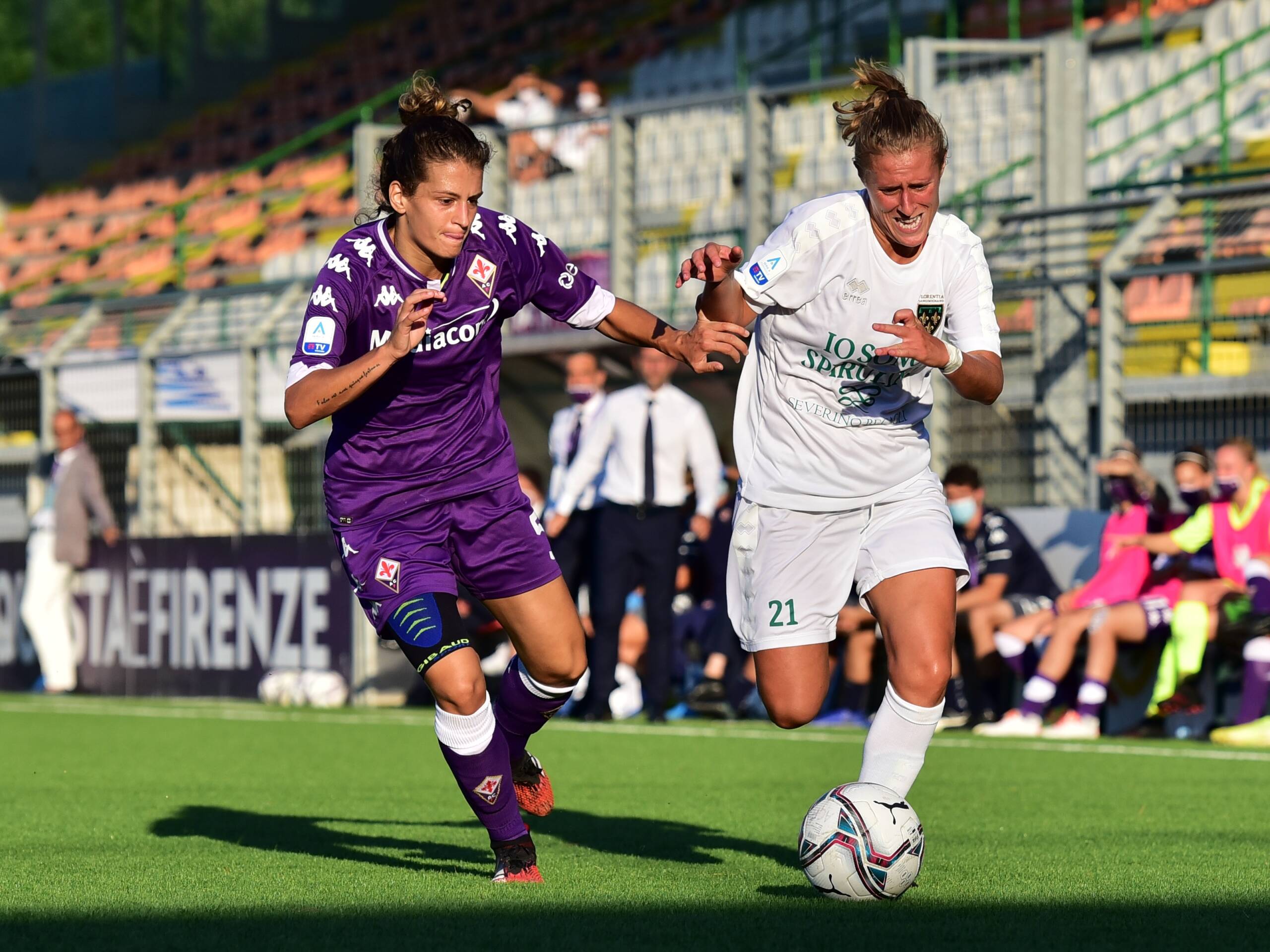Calcio Femminile, match spettacolare Tra Florentia San Gimignano e Fiorentina femminile