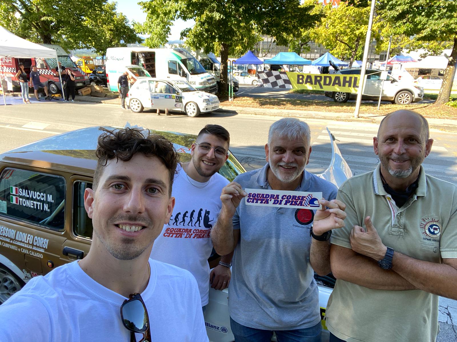 Rally di Casciana: la squadra corse di Pisa presente con 6 equipaggi