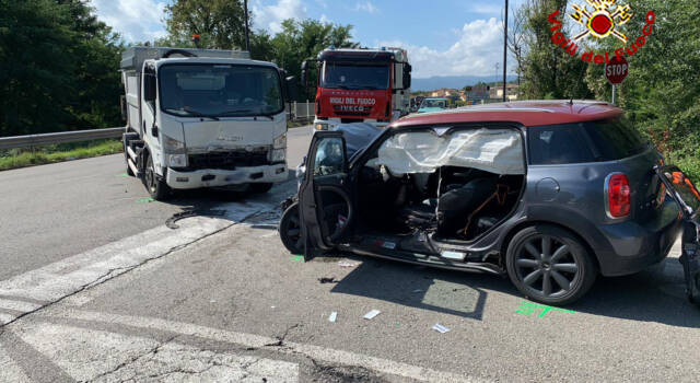 Incidente stradale a Terranuova Bracciolini (Ar)