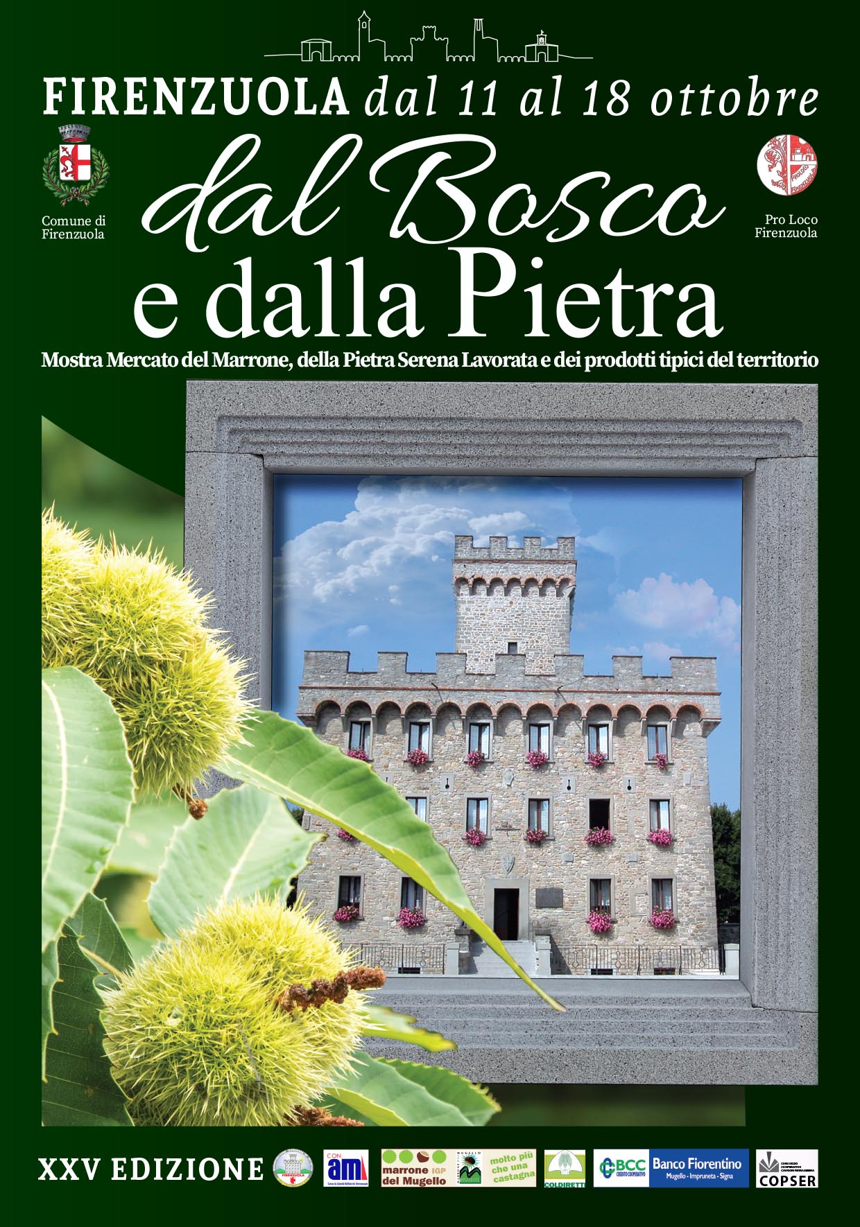Firenzuola festeggia le 25 edizioni di “Dal Bosco e dalla Pietra”
