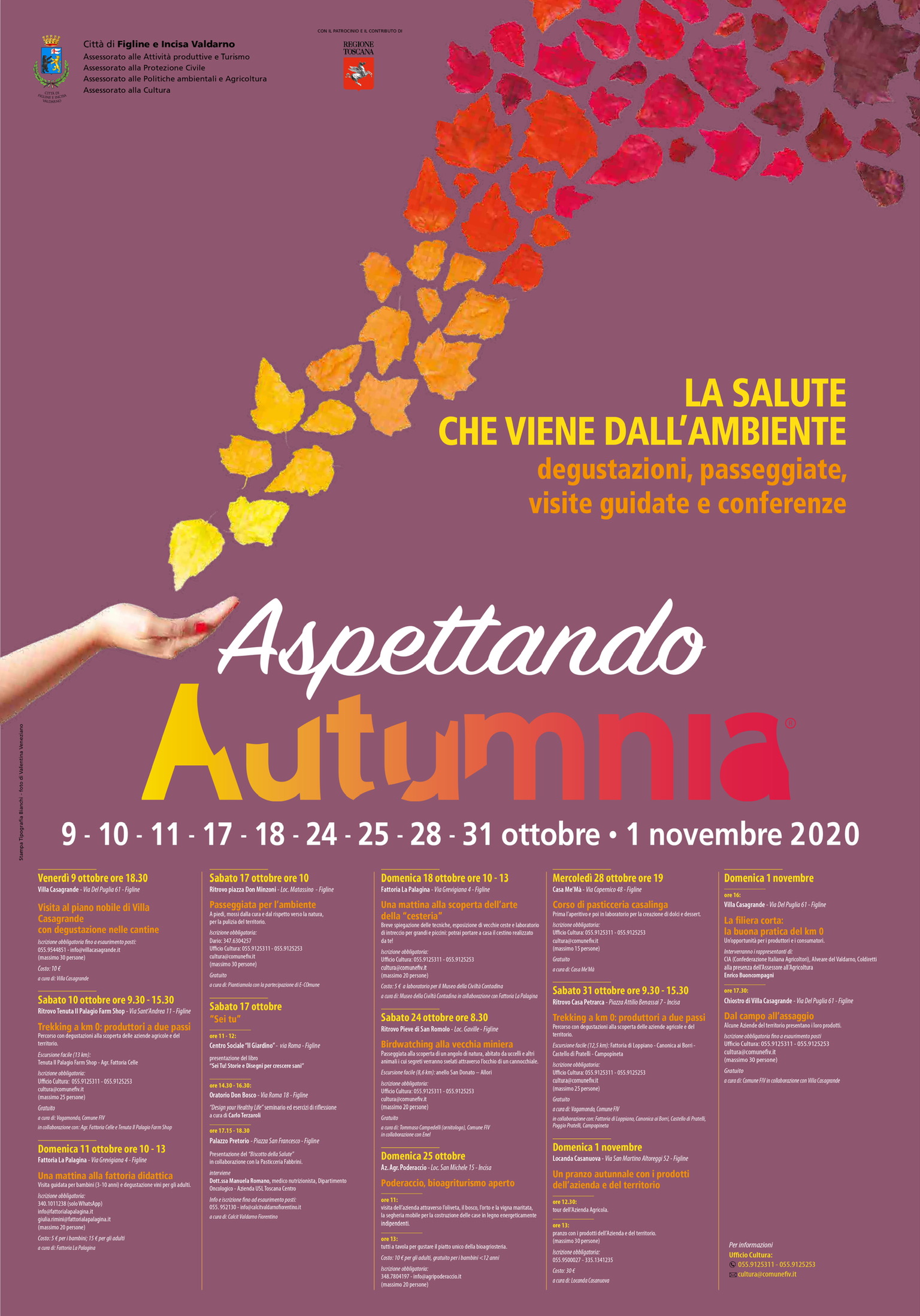 Figline-Incisa: aspettando Autumnia 2021, II edizione delle iniziative per promuovere il territorio