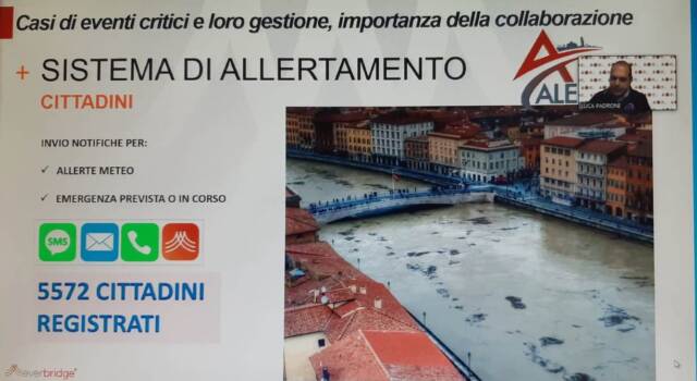 Pisa, modello di riferimento per la gestione delle emergenze
