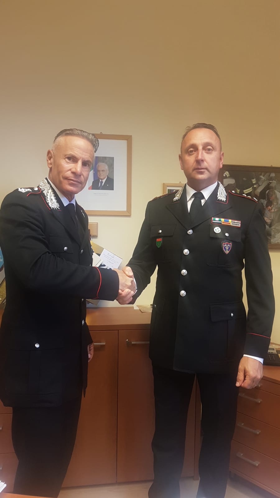 Avvicendamento al Gruppo Carabinieri Forestali di Pistoia