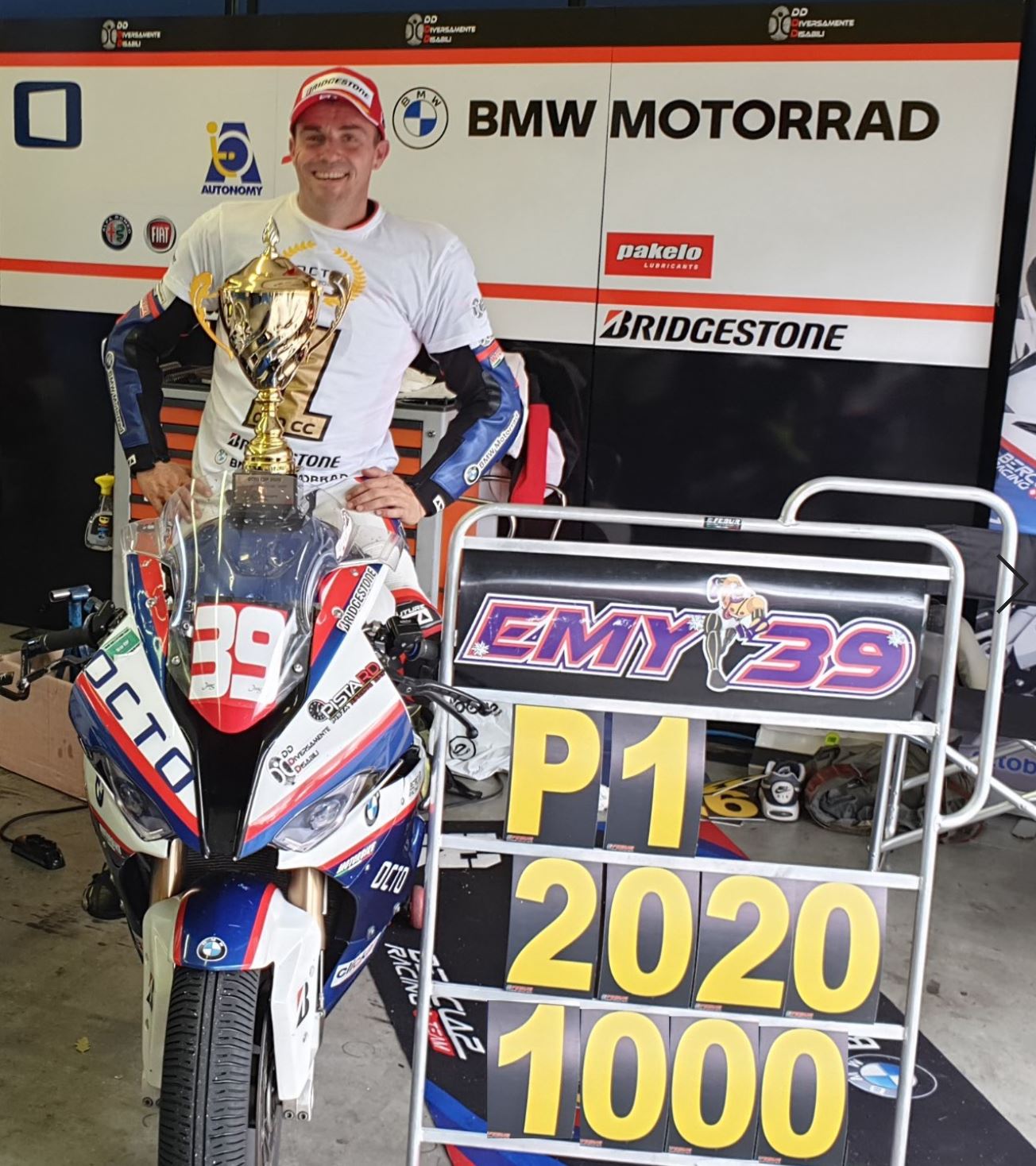 Un toscano vince la OCTO Cup 2020. A Emiliano Malagoli il campionato italiano motociclismo paralimpico