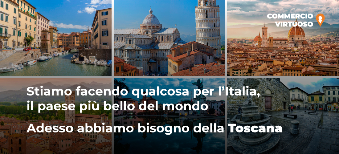 Commercio Virtuoso arriva anche a Firenze, Siena e Livorno