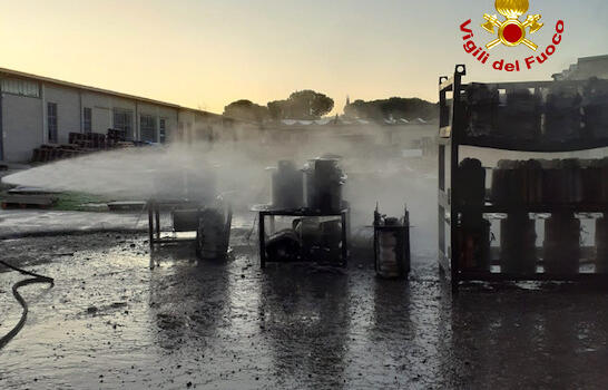 Siena: incendio senza conseguenze in una fabbrica