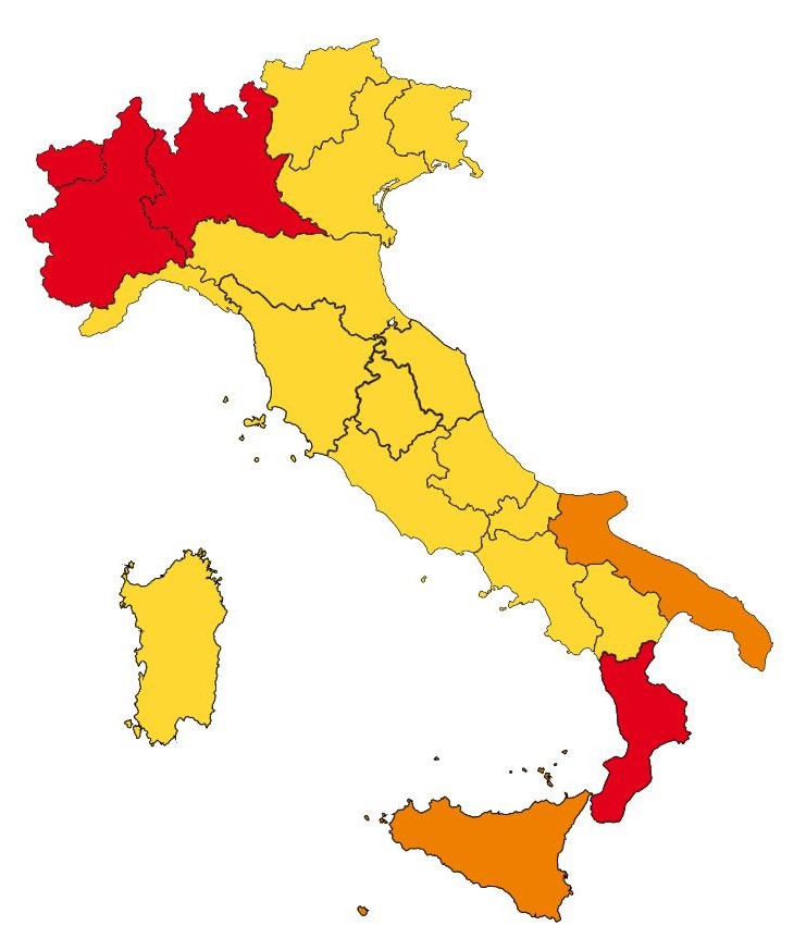 Zone rosse, i sindaci del Cuoio preferiscono azioni sinergiche”Valutiamo di portare la Toscana a zona arancio ma tutti insieme”
