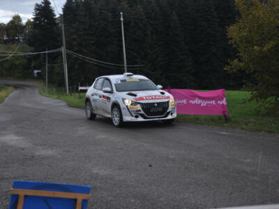 Paolo Andreucci e Anna Andreussi sulla terra toscana con la Peugeot 208 Rally 4