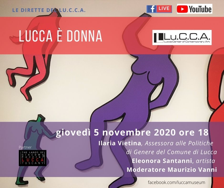 LUCCA È DONNA Diretta Facebook e battesimo del comparto Pink Lab del Lu.C.C.A.