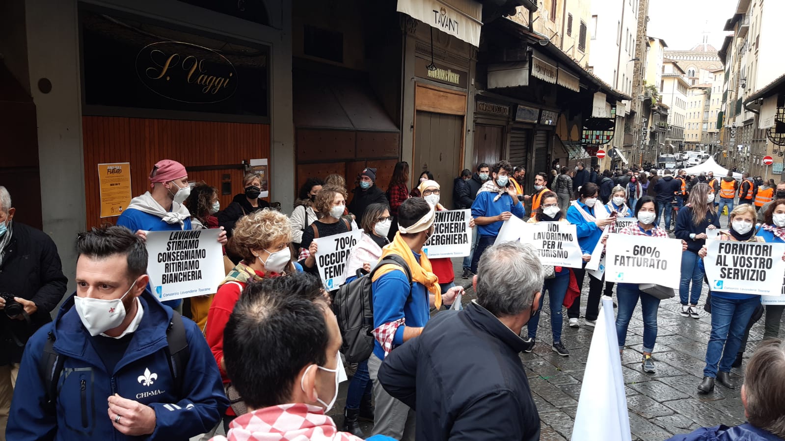 Crisi, Ncc con i Ristoratori Toscana nel cammino di protesta verso Roma