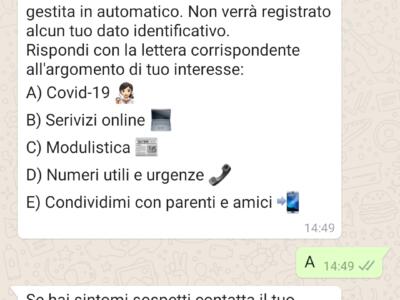 Covid-19, in Toscana si sperimenta l’assistente virtuale di WhatsApp