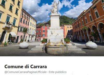 Nasce la pagina ufficiale del Comune di Carrara