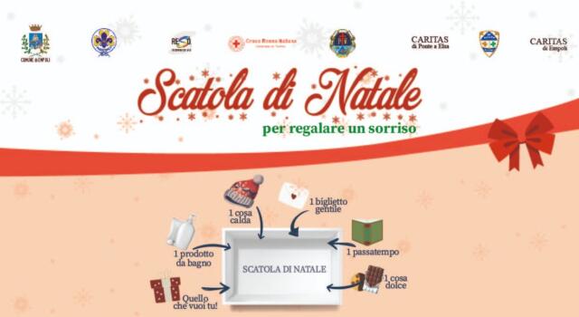 Empoli: scatole di Natale per regalare un sorriso. Un gesto di solidarietà per le feste