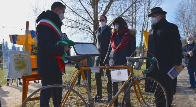 Intitolata a Gino Bartali “Giusto tra le Nazioni” la pista ciclabile di Grassina