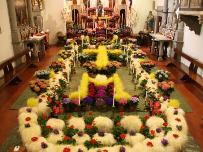 Per Pasqua lo spettacolo floreale nelle chiese, simbolo di pace e rinascita