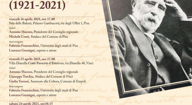 Ciclo di incontri &#8220;Cento anni dalla morte di Renato Fucini