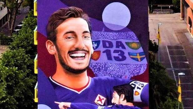 Un murales per Astori: l&#8217;amore del calciatore scomparso e l&#8217;amore di Firenze verso di lui.