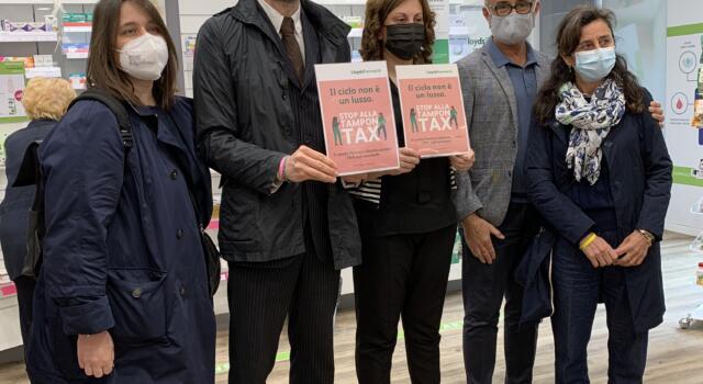 Taglio alla Tampon Tax nelle farmacie comunali di Prato, eliminata la tassa sugli assorbenti