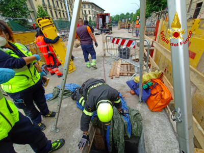 Firenze: incidente in un cantiere sui viali