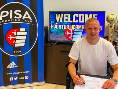 Pisa Sporting Club, Hjörtur hermannsson è nerazzurro