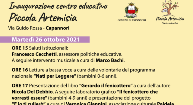 Capannori, inaugurazione centro educativo &#8220;Piccola Artemisia&#8221; dedicato alle famiglie