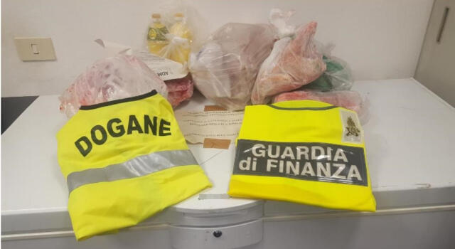 Aeroporto di Pisa, sequestrati 40 kg di prodotti alimentari