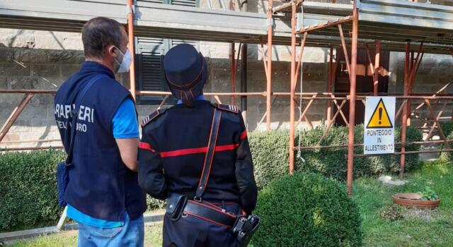 Proseguono i controlli dei Carabinieri sulla sicurezza del lavoro, un denunciato