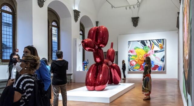 50.000 visitatori in 30 giorni, straordinario successo a Palazzo Strozzi per la mostra  di Jeff Koons