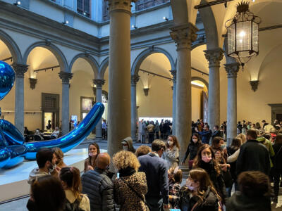 Oltre 170.000 visitatori, bilancio record per la mostra di Jeff Koons a palazzo Strozzi