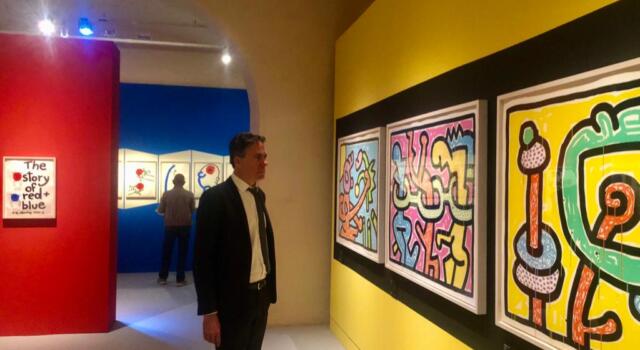 Keith Haring a Palazzo Blu, l’intervento del Sindaco di Pisa Michele Conti nel giorno dell’apertura della mostra